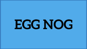 Egg Nog Ice Cream