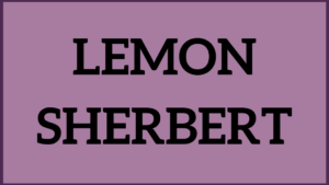 Lemon Sherbert