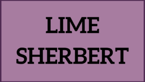 Lime Sherbert