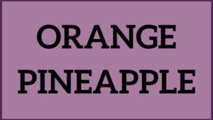 Orange Pineapple Ice Cream